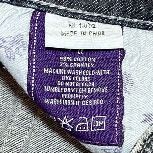 Vigoss Capri Studded Thick Stitch Distressed Jeans Womens Size 1 Blue - Picture 8 of 13